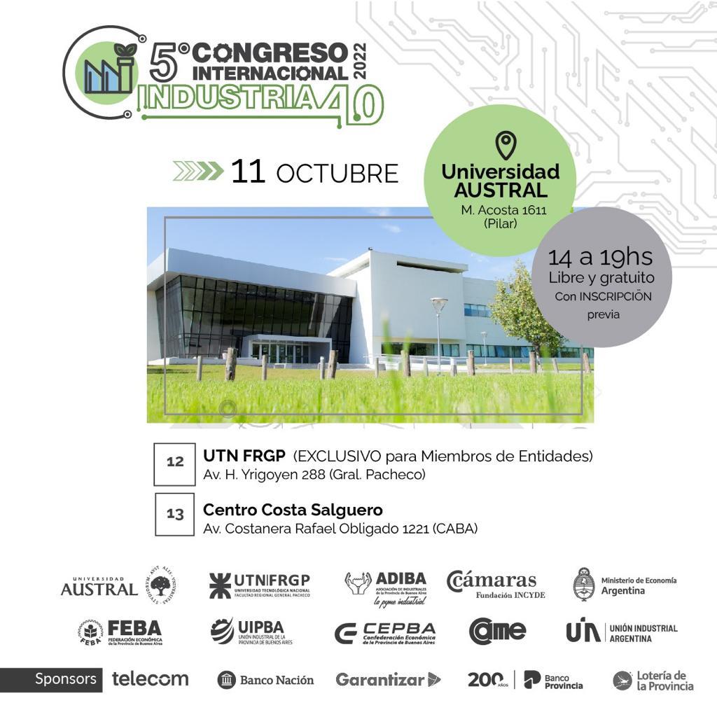 Se realizará el Congreso Industria 4.0