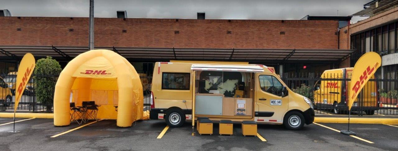 Colombia: DHL Express presenta su POS móvil sustentable
