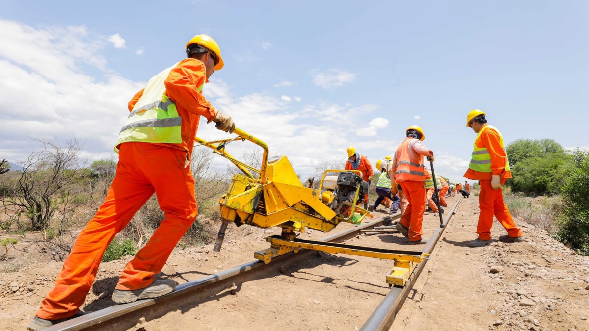 Obras en Salta y Tucumán para la optimización de la infraestructura ferroviaria