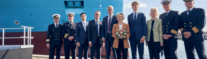 El primer buque portacontenedores a metanol verde se llamará “Laura Mærsk”