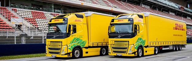 DHL y F1 presentaron la 1° flota de camiones con biocombustible