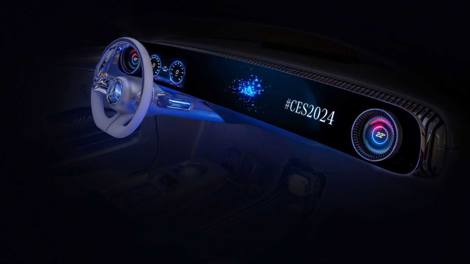 Mercedes-Benz presenta el asistente virtual MBUX en CES 2024