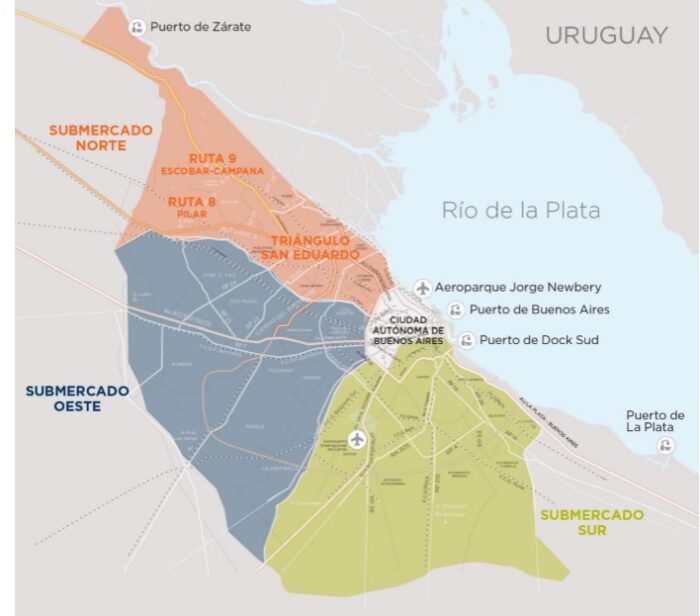 Inmuebles logísticos premium: en 2023 se alquilaron más de 80.000 m2