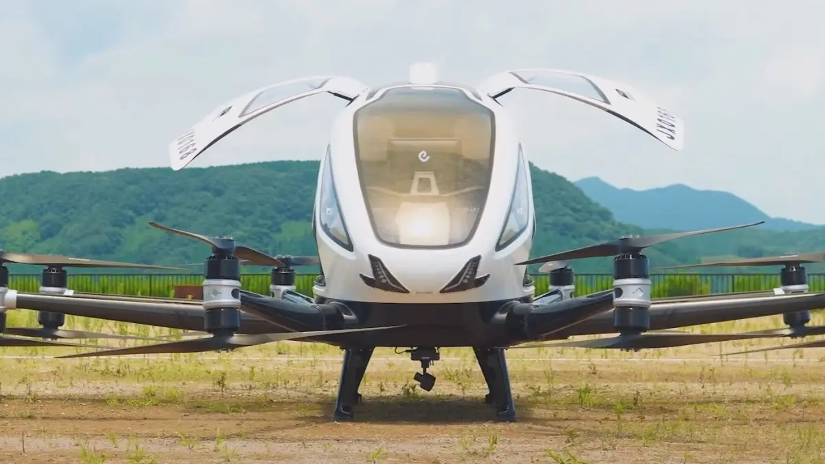 El futuro del transporte aéreo no tripulado: China autoriza su primer eVTOL comercial