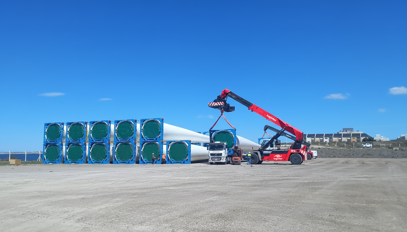 Loginter finalizó con éxito los proyectos eólicos La Flecha y Trelew