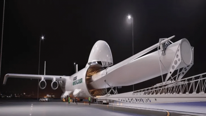 WindRunner: la solución aérea para las palas de turbina gigantes