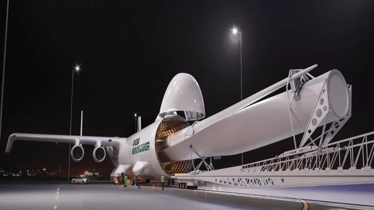 WindRunner: la solución aérea para las palas de turbina gigantes