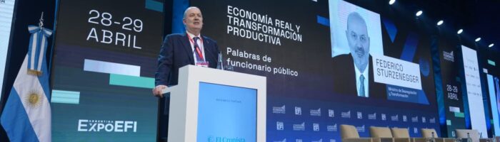 Federico Sturzenegger en Expo EFI: “Estamos en un proceso de crecimiento liderado por las exportaciones sin límites”